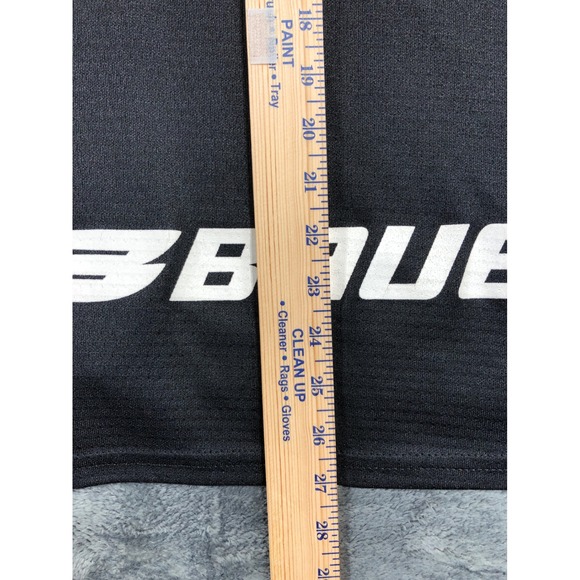 Bauer Team Canada Hockey Jersey Mens XL Black V-Neck Long Sleeve Graphic - Picture 6 of 7